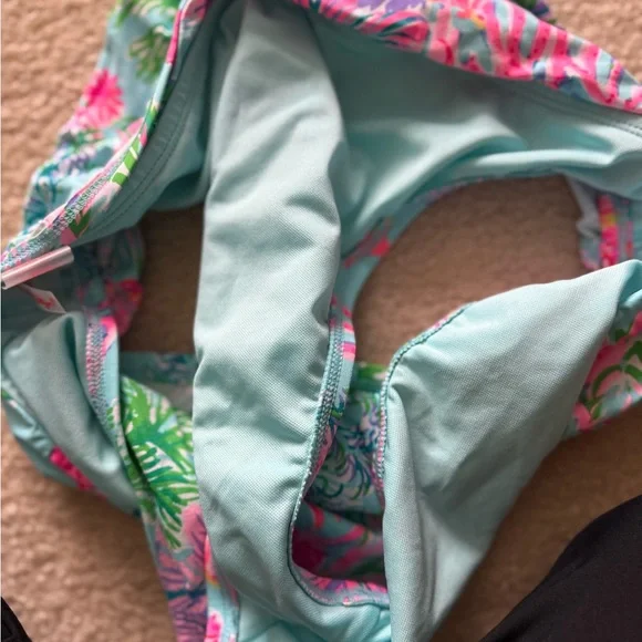 Tropical Print Bikini Set Lilly Pulitzer size 8 - Picture 2 of 3